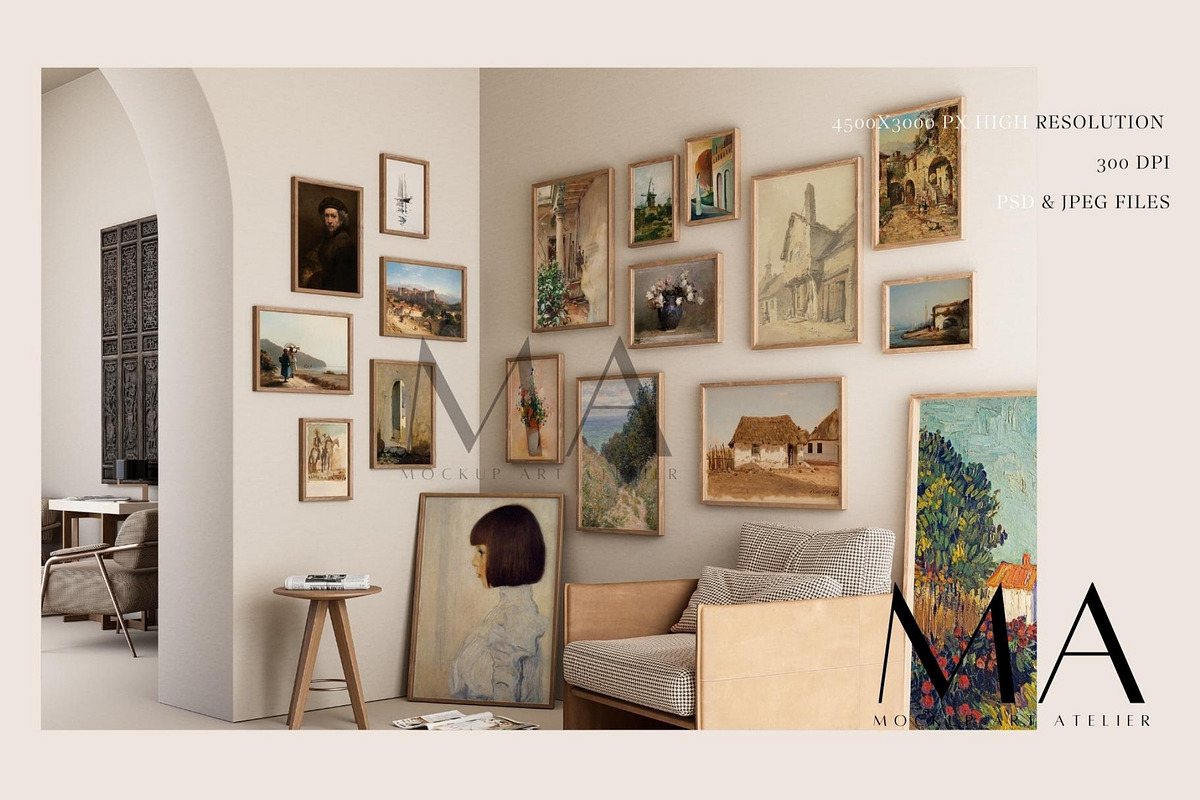 Entire Shop Frame Mockup Bundle, a Household Mockup by Mockup Art Atelier (Photo 53 of 55)