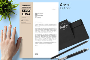 Teacher CV Design / Resume - Kelly