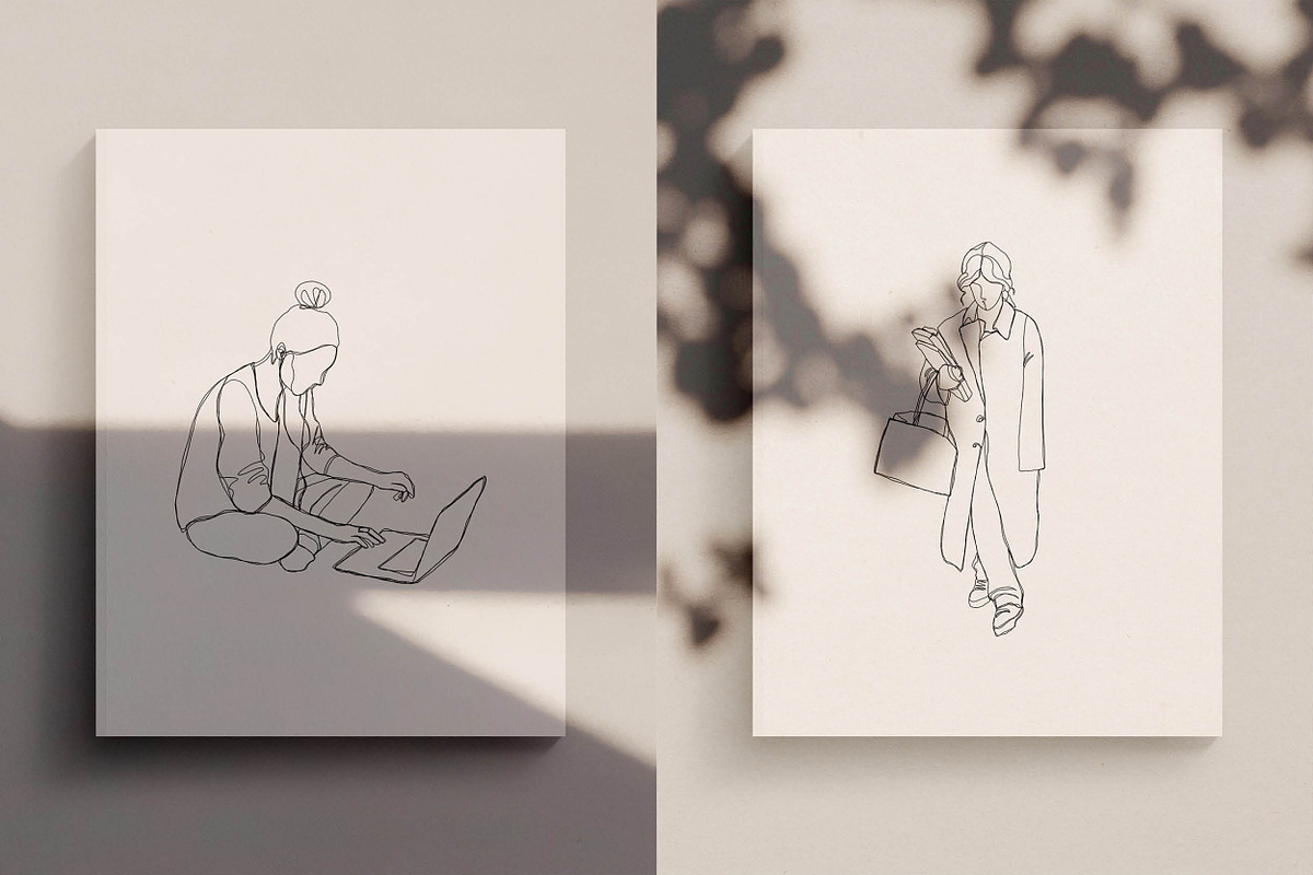 Working From Home : Line Drawings, a Technology Illustration by Whimsy Works (Photo 6 of 7)