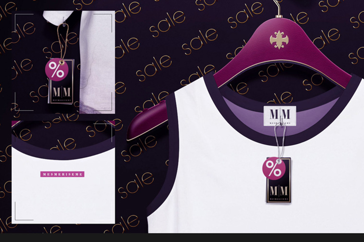 Tank Shirt On 5 Stages Mock-up, a Hoody Mockup by Mocca Mockups Store (Photo 49 of 69)