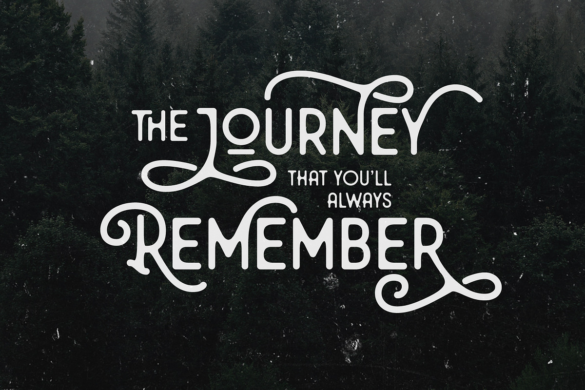 Mirandah | Monoline Font Family preview 3