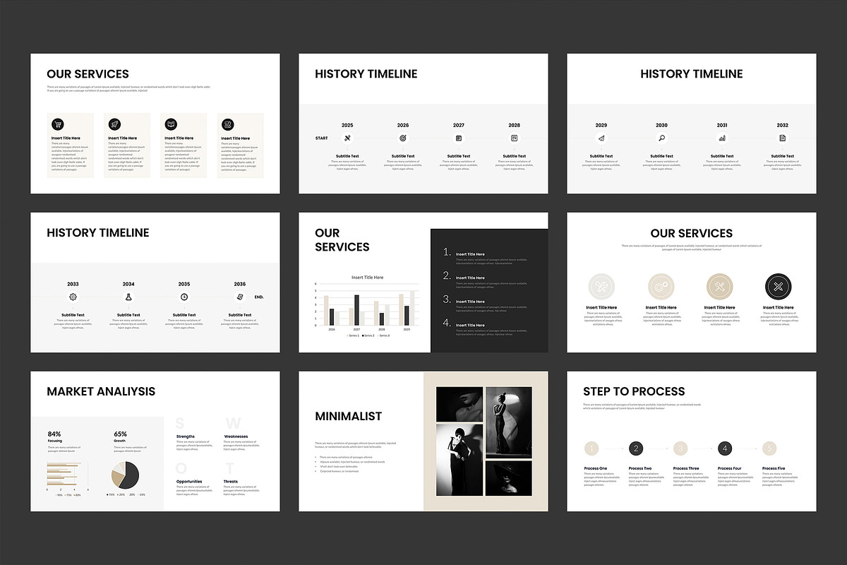Minimal Presentation Template, a Presentation Template by Cleffon_Graphic_Studio (Photo 4 of 5)