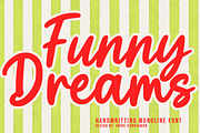Funny Dreams, a Handwritten Font by Struggle Studio (Thumbnail 1 of 8)