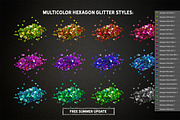 GLITTER PRO Styles, Actions, Brushes, a Layer Style Add-On by Graphic Spirit (Thumbnail 8 of 12)