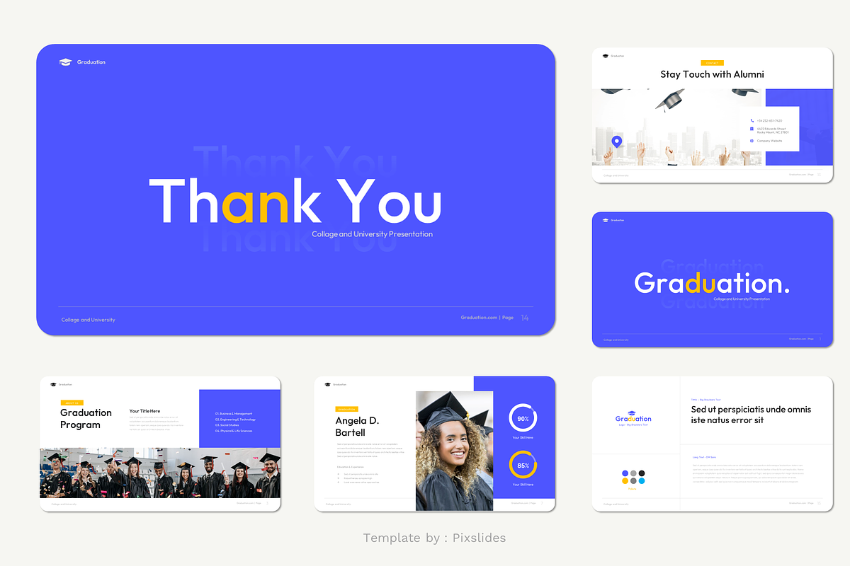 Collage and University Keynote, a Presentation Template by Pixslides (Photo 4 of 4)