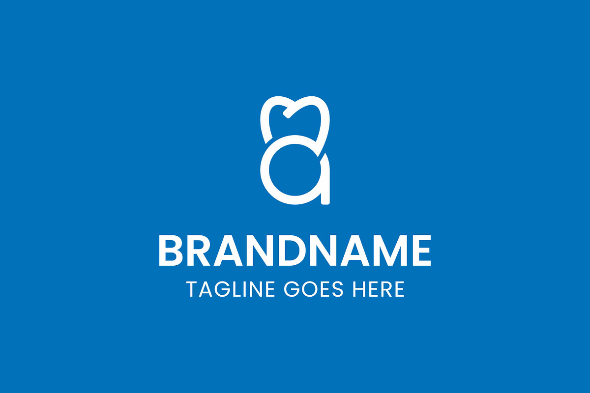 Letter A Dental Monoline Logo, a Branding & Logo Template by Pray Art Design Studio (Photo 2 of 2)