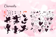 St.Valentine`s Day: Cupids & Decor, an Illustration by Gluiki (Thumbnail 5 of 6)