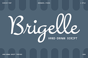 GW Brigelle, a Font by Goodwheel Studio (Thumbnail 1 of 9)
