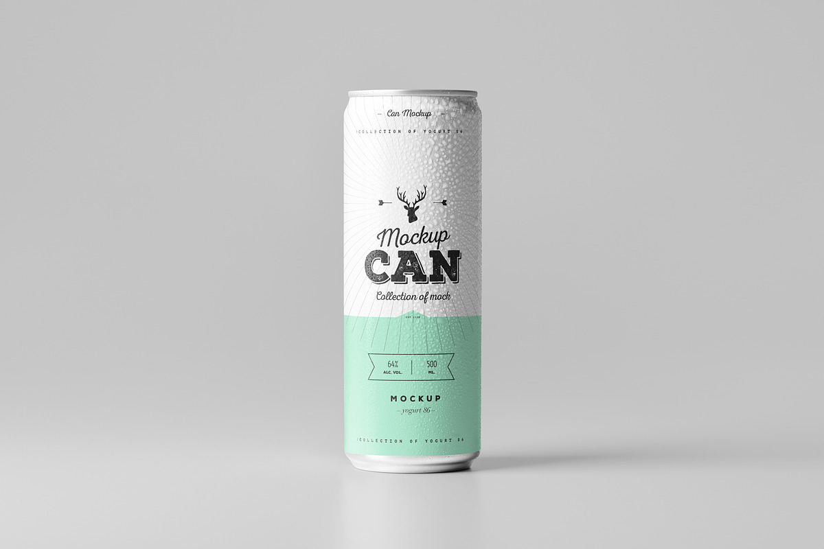 Can Mock-up 5, a Cups & Container Mockup by Yogurt86 (Photo 3 of 14)
