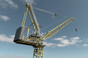 Construction Site Crane