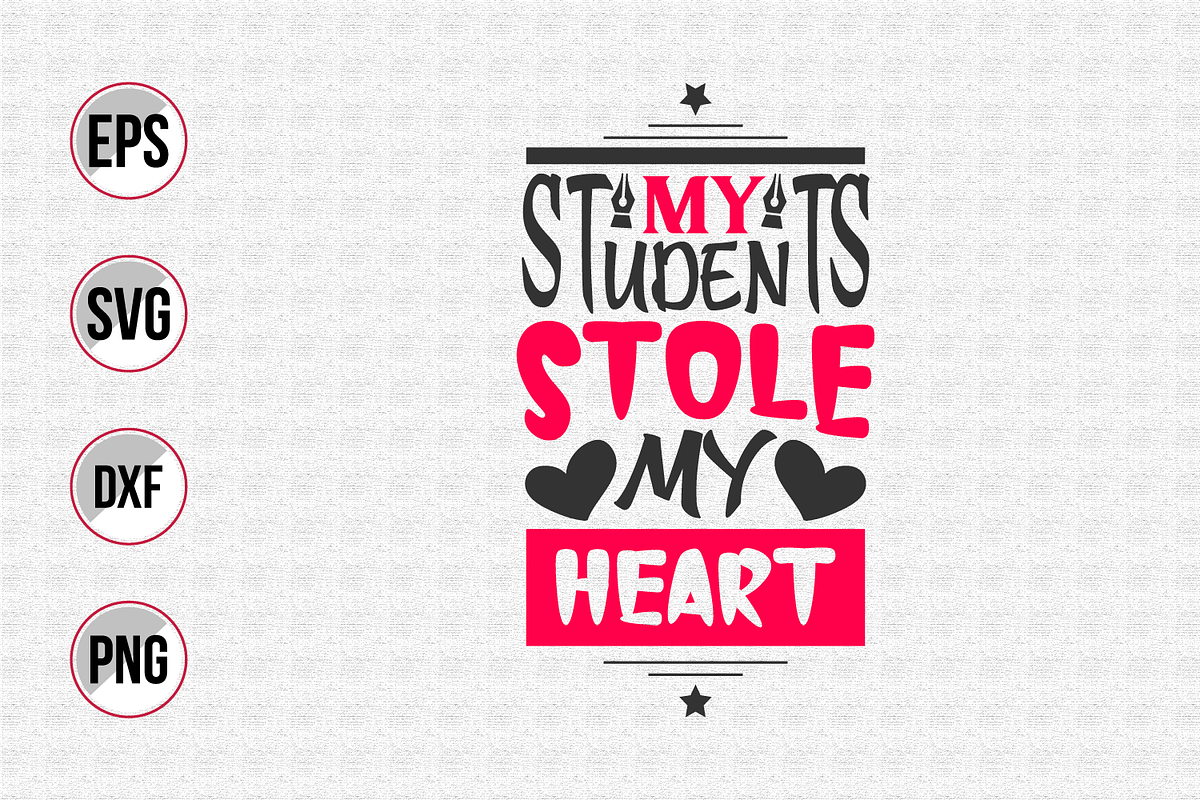 Teacher typographic svg bundle., a Graphic by Uniquesvg99 (Photo 3 of 18)