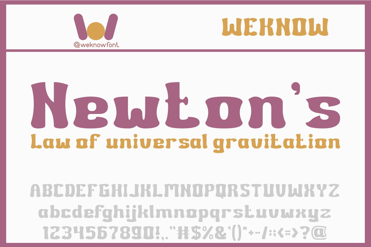 Apple to apple font, a Font by weknow (Photo 5 of 5)