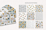 Cute Excavators Clipart Collection, a Transportation Illustration by Leysan Shayak (Thumbnail 6 of 8)