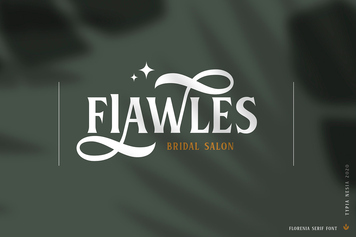 Florenia Display Serif, a Serif Font by Typia Nesia (Photo 6 of 11)