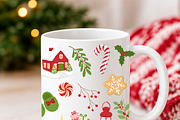 Hand Painted Christmas Clipart PNG, a Seasonal Illustration by PatternPalette (Thumbnail 5 of 13)