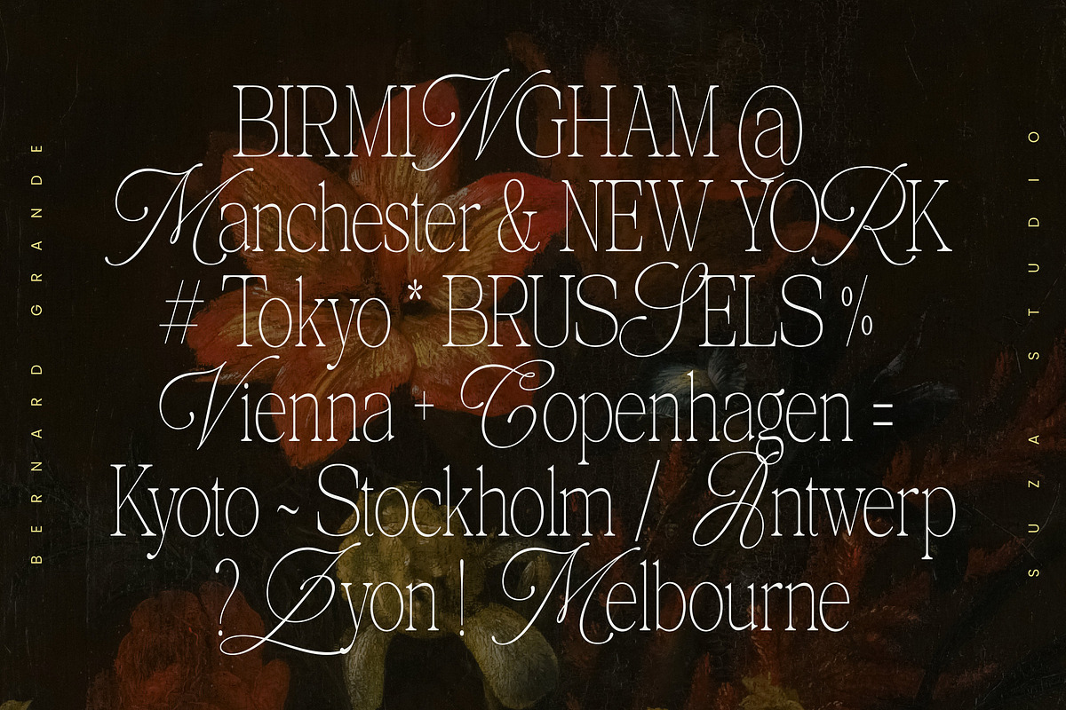 Bernard Grande, a Serif Font by Suza Studio (Photo 6 of 13)
