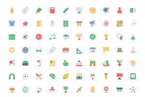 250 Education Vector Icons