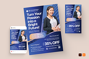Admission University Flyer, a Flyer Template by MMPixelCraft (Thumbnail 1 of 4)
