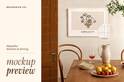 Dining & Kitchen | Frame Mockup Set, a Household Mockup by Brandear Design (Thumbnail 2 of 12)