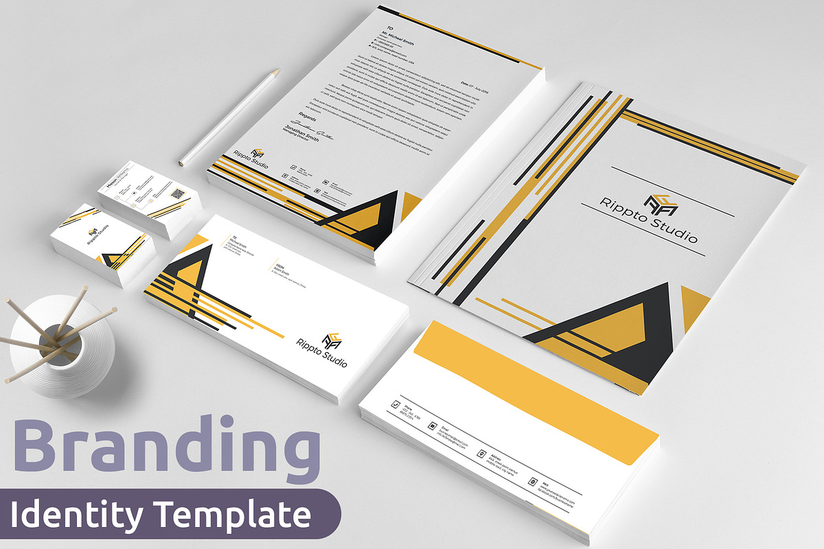 Corporate Branding Identity Template, a Stationery Template by Tbunny (Photo 1 of 7)