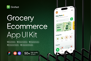 Grofast - eCommerce Grocery UI Kit