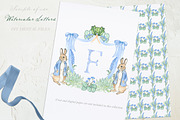 Wedding Monogram PNG Vintage Letters, a Graphic by LABFcreations (Thumbnail 2 of 2)