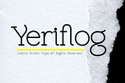 Yeriflog - Edgy Slab, a Slab Serif Font by Lemon Studio Type (Thumbnail 1 of 7)