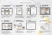 1000 Branding Kit White Marble, a Branding & Logo Template by CopertiniStudio (Thumbnail 2 of 9)