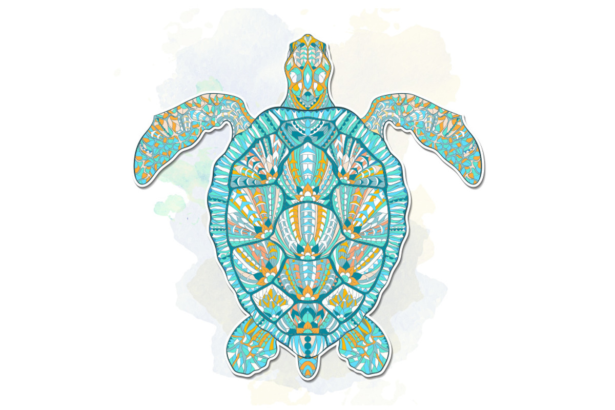 Ethnic Collection: Turtle, an Animal Illustration by ArtoJoy (Photo 5 of 5)