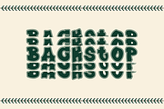 Plump Varsity Stacked, a Serif Font by Dm Studio (Thumbnail 2 of 9)