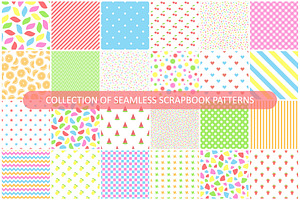 Colorful seamless bright patterns, a Pattern Graphic by ExpressShop