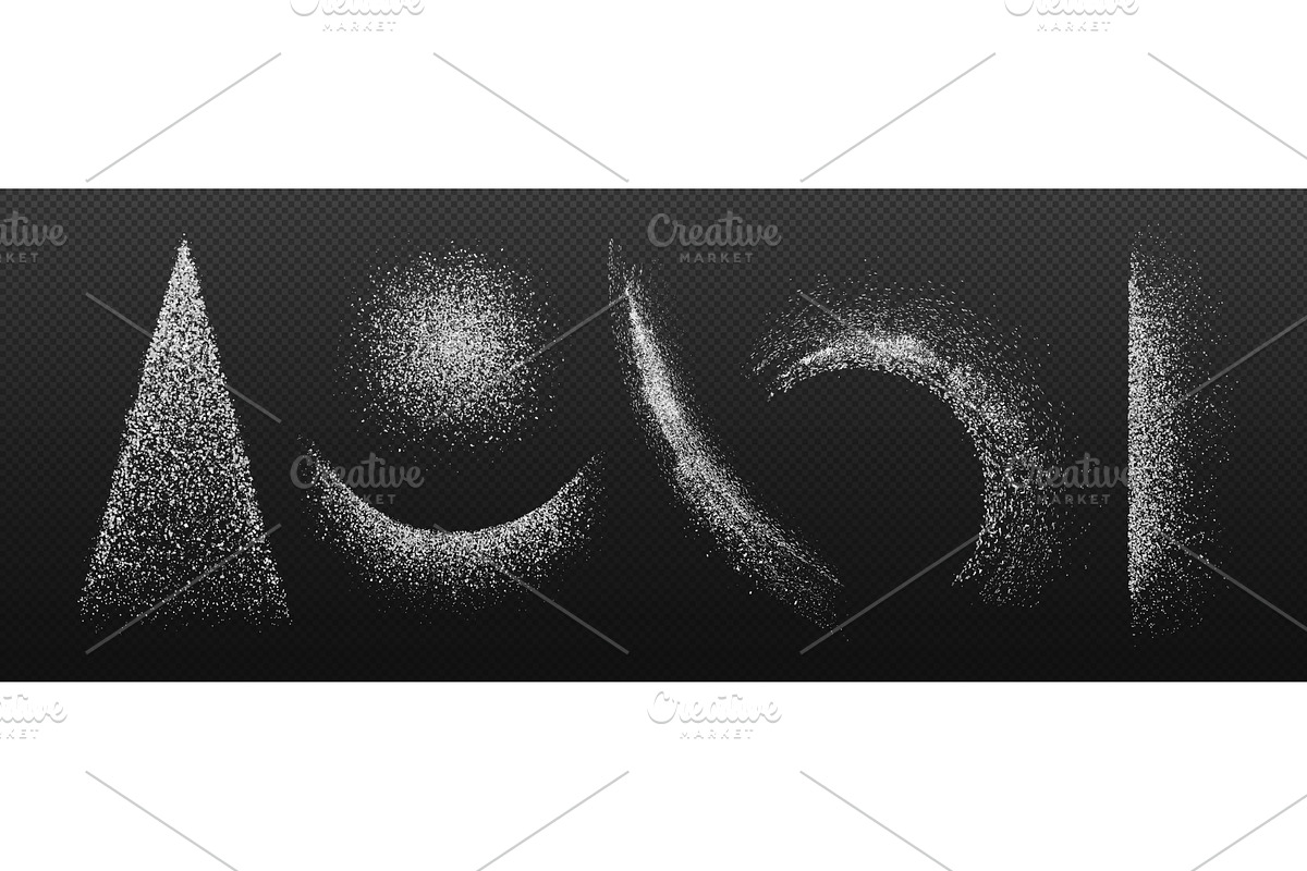 Fine flour or sugar crystals with, a Texture Illustration by art PVP - market