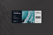 Ticket Mockup, a Product Mockup by dpi (Thumbnail 4 of 10)