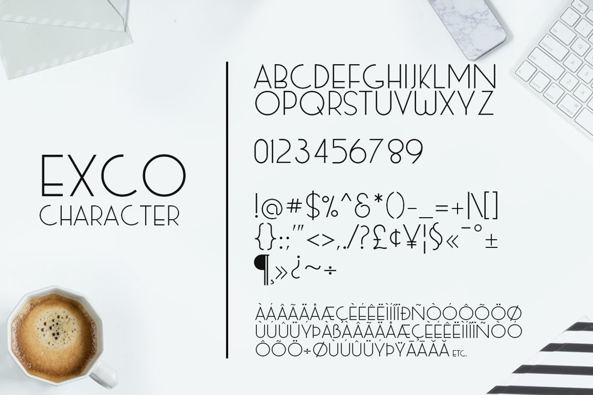 Exco (4 font) preview 7