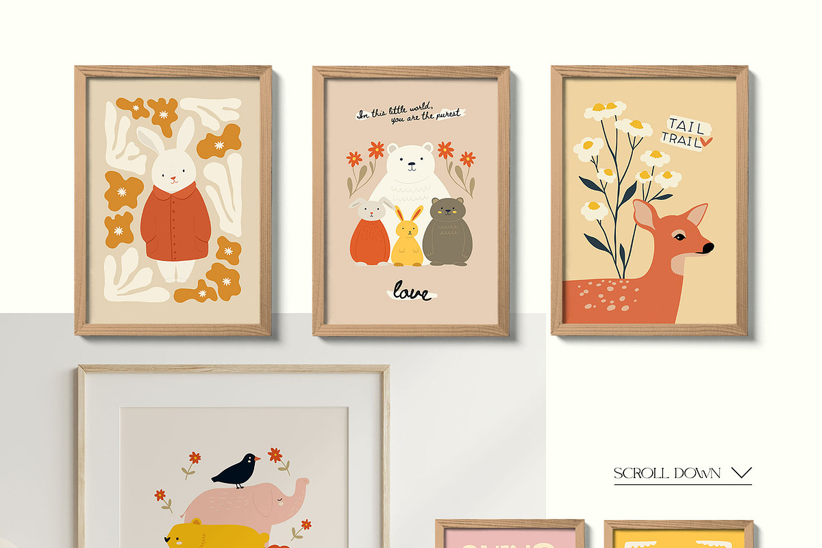 Nursery Room | Wall Art Collection, an Object Graphic by Leleka.Store (Photo 8 of 21)