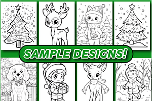 Happy Christmas Coloring Pages V2