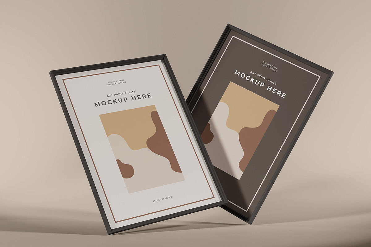 Art Print Frame Mockup, an Advertising Mockup by Artnivora.Std (Photo 4 of 4)
