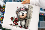 Whimsical Valentine Boy Clipart, an Illustration by SinaCreation (Thumbnail 10 of 11)