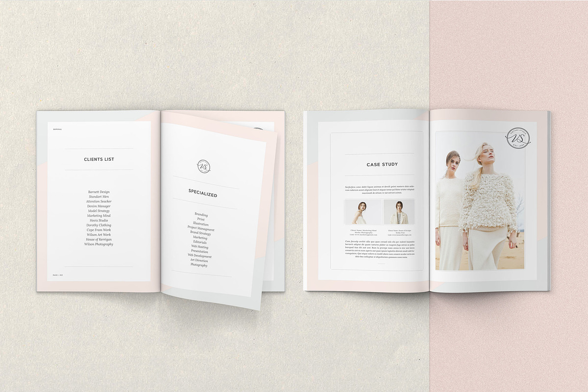 Proposal Template, a Brochure Template by ThemeDevisers (Photo 3 of 7)