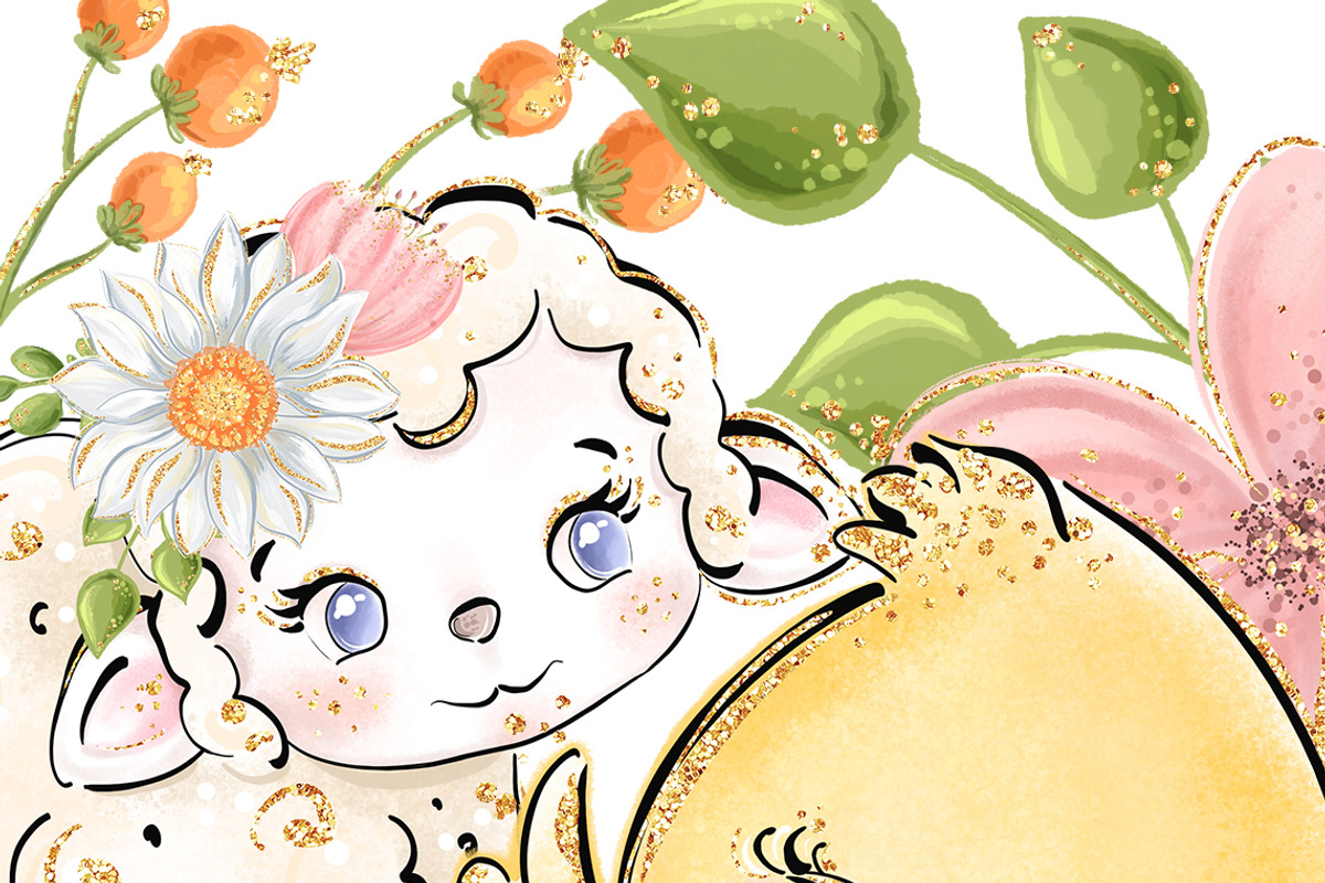 Farm Animals Clipart, an Animal Illustration by Masha  Studio (Photo 6 of 9)