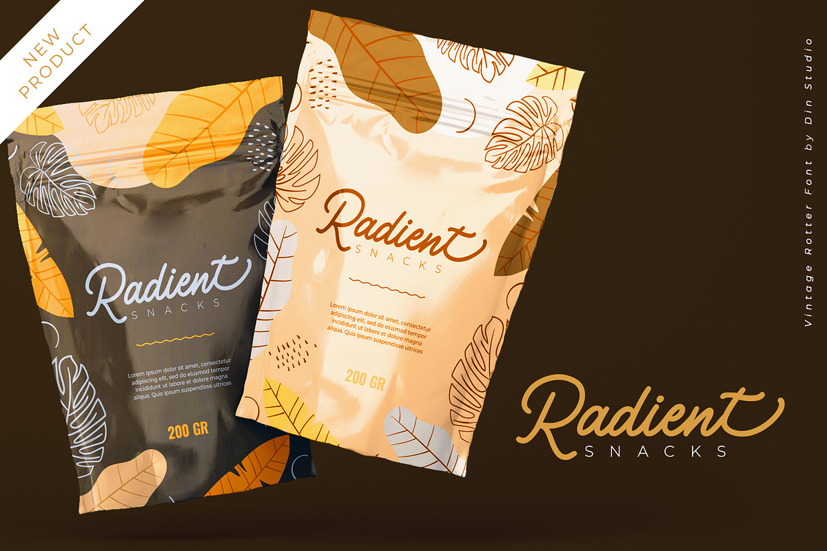 Vintage Rotter, a Script Font by Vintage Division (Photo 5 of 10)