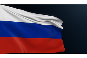 russia flag russian federation, a Textures & Material 3D Model by Photo Drive Studio