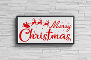 Christmas SVG - Merry Christmas SVG, a Decorative Illustration by Dasagani (Thumbnail 4 of 5)