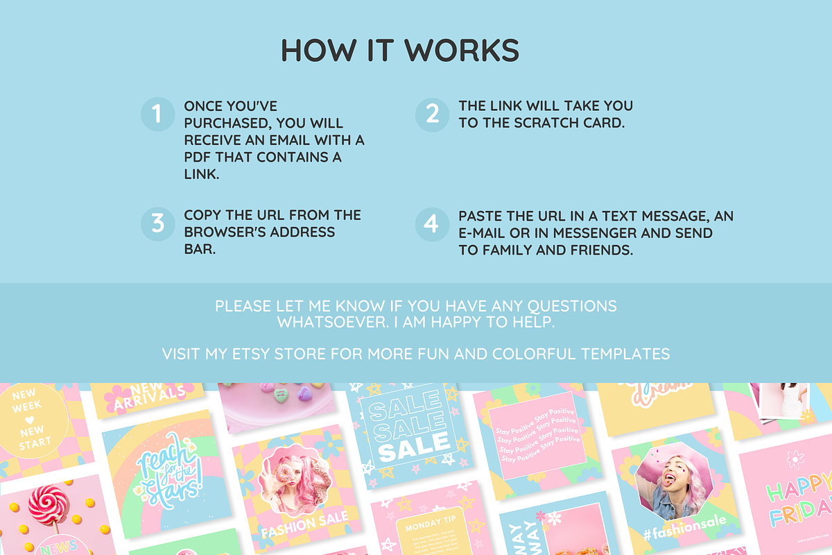 Gender Reveal Digital Scratch Card, an Email Template by SunshineStudioBoutique (Photo 7 of 7)