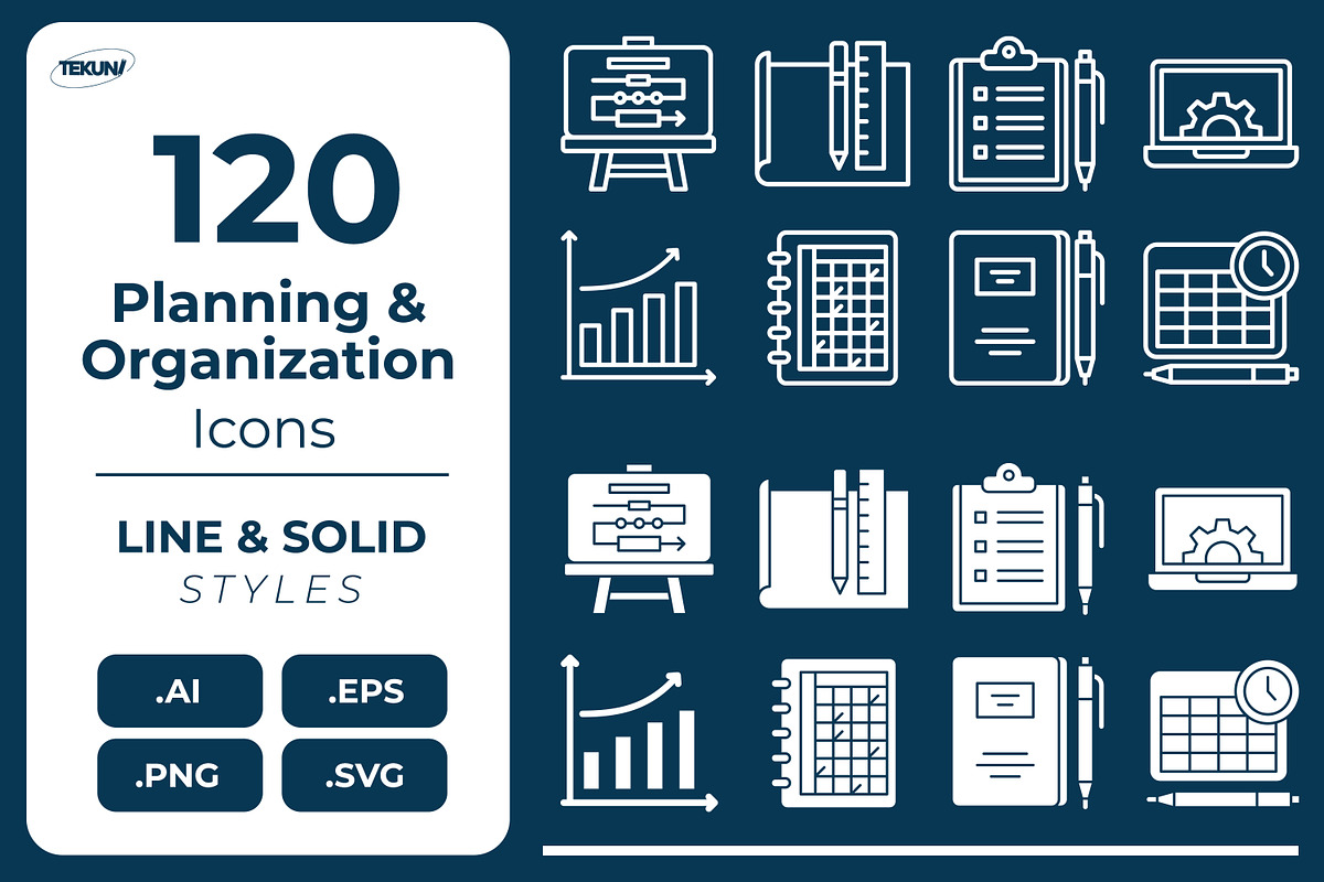 Planning and Organization Icon, an Icon by Tekuni (Photo 1 of 14)