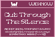 Shuriken Ninja font, a Font by weknow (Thumbnail 3 of 8)