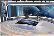 Virtual TV Studio News Set 35, an Architecture 3D Model by akerStudio (Thumbnail 15 of 39)