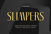 Slimpers – Luxury Font, a Sans Serif Font by MERCI STUDIO (Thumbnail 1 of 7)