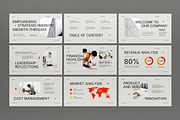 Gray Modern Annual Report PPT, a Presentation Template by graphicook (Thumbnail 2 of 5)