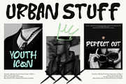 Korema Bold Raw Tribal Display Font, a Handwritten Font by Maulana Creative (Thumbnail 4 of 7)